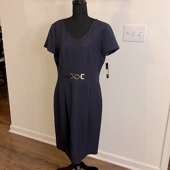 tahari arthur s levine black dress Sheer Lace Top A-line High Slit Black Prom Dress with Long Sleeves